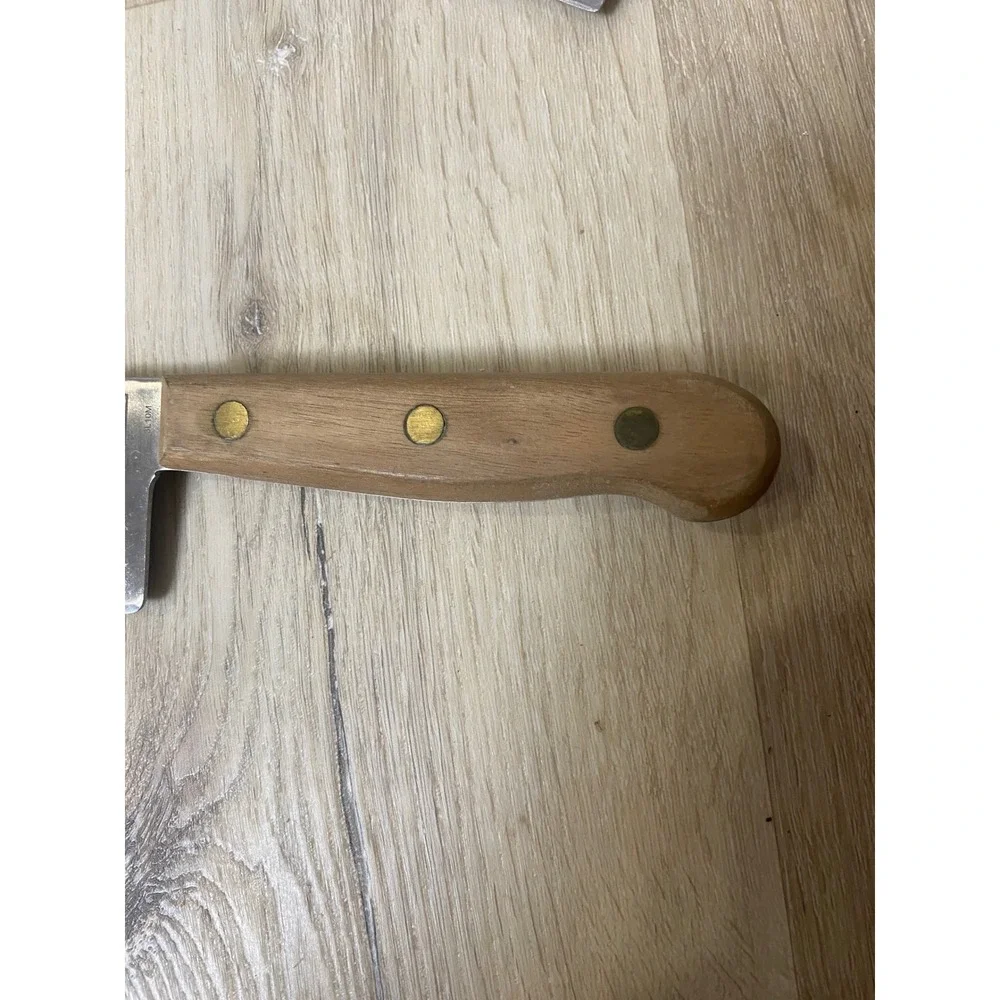 Chicago Cutlery 610M Chef Knife Walnut Wood Handle Full Tang Stainless Steel